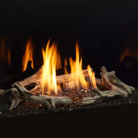 Majestic Driftwood Gas Log Set for Meridian Modern Series Fireplaces