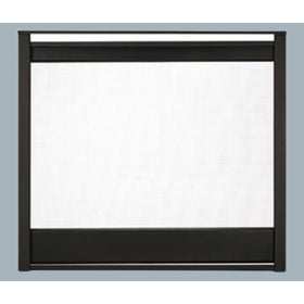 Majestic Corner End Panel Firescreen Front for Direct Vent Fireplace