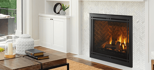 Majestic Meridian Platinum Top/Rear Direct Vent Unit With Intellifire Touch Ignition