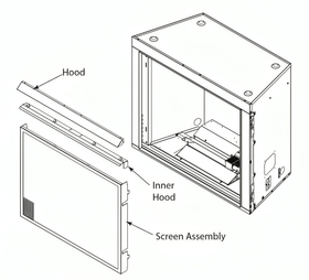 Majestic Framed Mesh Hang-On Screen for 42