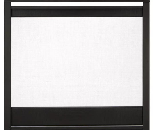 Majestic Multi Side End Panel Firescreen Front - Black