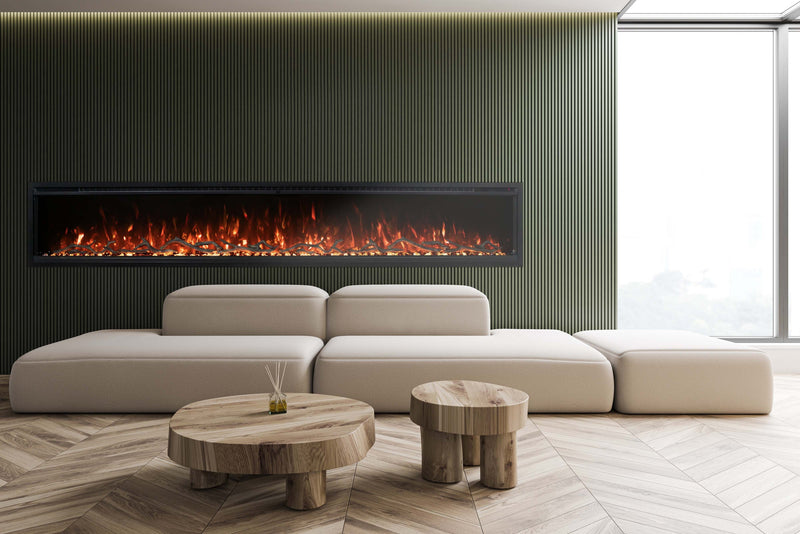 Load image into Gallery viewer, Modern Flames Spectrum Slimline 50&quot; Ultra-Slim Build-In Electric Fireplace - SPS-50B
