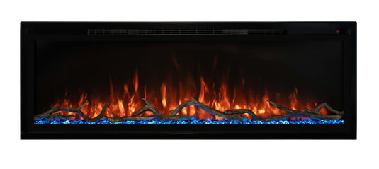 Modern Flames Spectrum Slimline 50" Ultra-Slim Build-In Electric Fireplace - SPS-50B