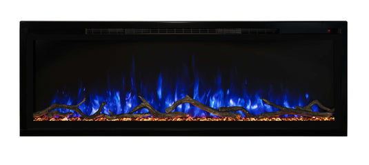 Modern Flames Spectrum Slimline 50" Ultra-Slim Build-In Electric Fireplace - SPS-50B