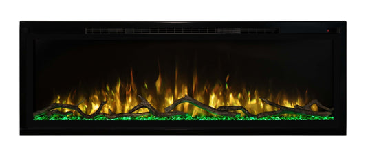 Modern Flames Spectrum Slimline 100" Ultra-Slim Build-In Electric Fireplace - SPS-100B