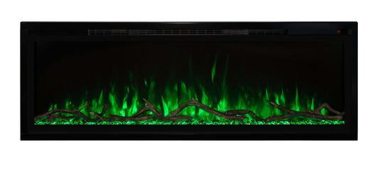 Modern Flames Spectrum Slimline 50" Ultra-Slim Build-In Electric Fireplace - SPS-50B