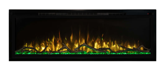 Modern Flames Spectrum Slimline 50" Ultra-Slim Build-In Electric Fireplace - SPS-50B