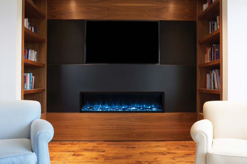 Load image into Gallery viewer, Modern Flames Landscape Pro Slim 56&quot; Single-Sided Built-In Electric Fireplace - LPS-5616
