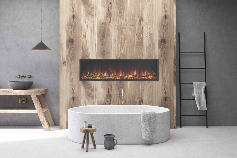 Load image into Gallery viewer, Modern Flames Landscape Pro Slim 44&quot; Single-Sided Built-In Electric Fireplace - LPS-4416
