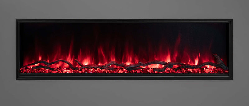 Load image into Gallery viewer, Modern Flames Landscape Pro Slim 44&quot; Single-Sided Built-In Electric Fireplace - LPS-4416
