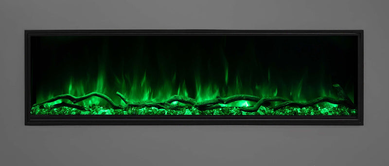 Load image into Gallery viewer, Modern Flames Landscape Pro Slim 56&quot; Single-Sided Built-In Electric Fireplace - LPS-5616
