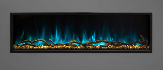 Modern Flames Landscape Pro Slim 68" Single-Sided Built-In Electric Fireplace - LPS-6816