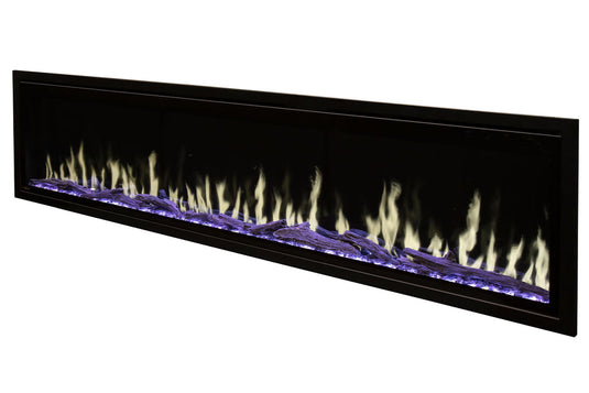 Modern Flames Orion Slim 100" Single-Sided HELIOVISION Virtual Electric Fireplace - OR100-SLIM