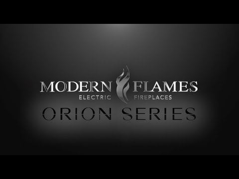 Load and play video in Gallery viewer, Modern Flames Orion Slim 100&quot; Single-Sided HELIOVISION Virtual Electric Fireplace - OR100-SLIM
