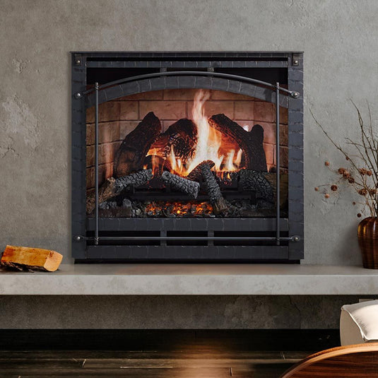 SimpliFire 36" Chateau Forge Front for Inception Electric Fireplace