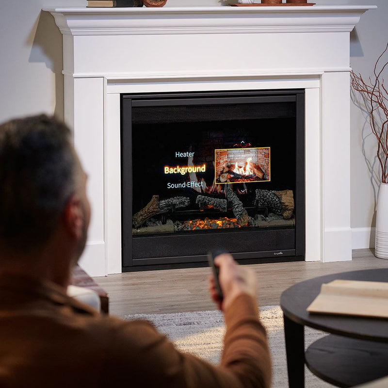 Load image into Gallery viewer, SimpliFire Folio Front for Inception 36&quot; Electric Fireplace
