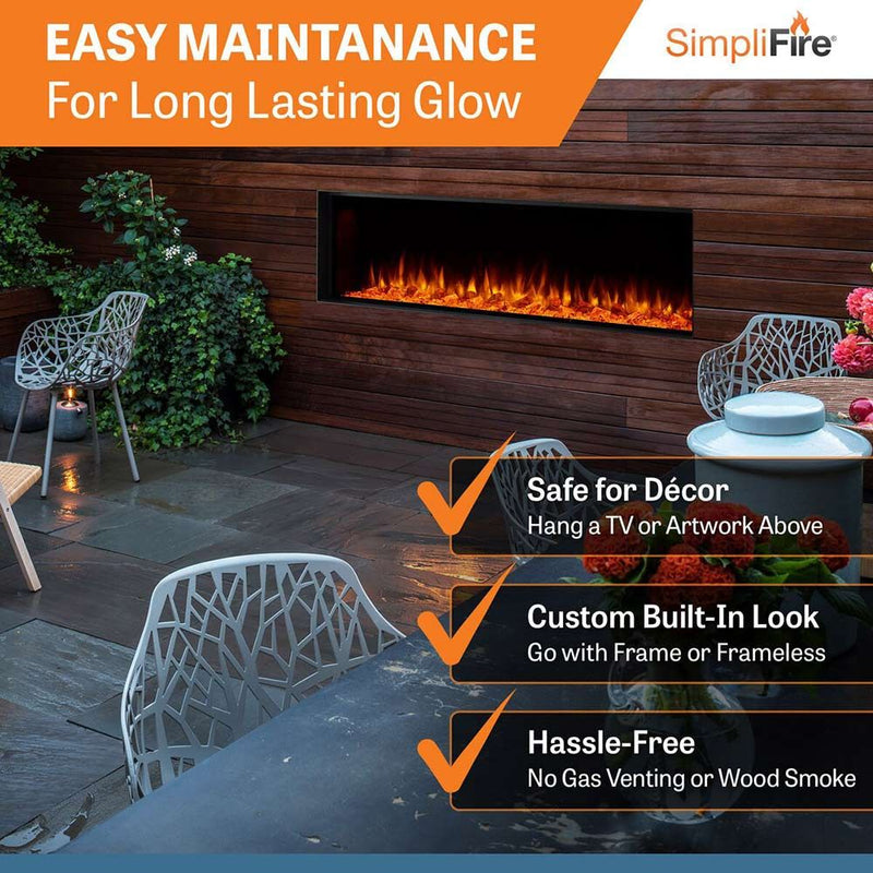 Load image into Gallery viewer, SimpliFire 55&quot; Forum Outdoor Electric Fireplace
