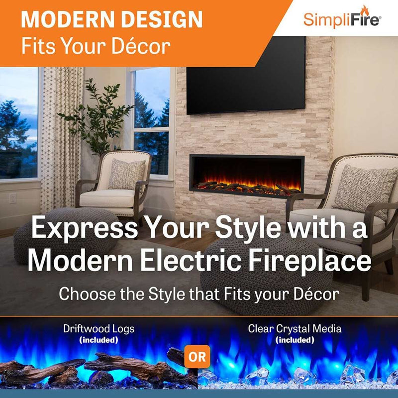 Load image into Gallery viewer, SimpliFire Scion Clean Face Linear Electric Fireplace
