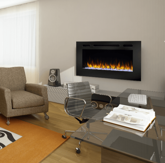 SimpliFire Allusion Linear Electric Recessed Fireplace