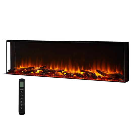 SimpliFire Scion Trinity 3-Sided Linear Electric Fireplace