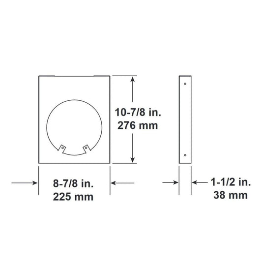 Majestic Horizontal Vent Support Hanger