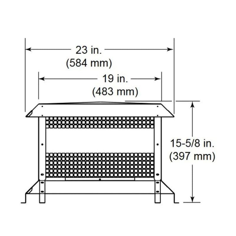 Load image into Gallery viewer, Majestic Stainless Steel Termination Cap - HHTST375SS
