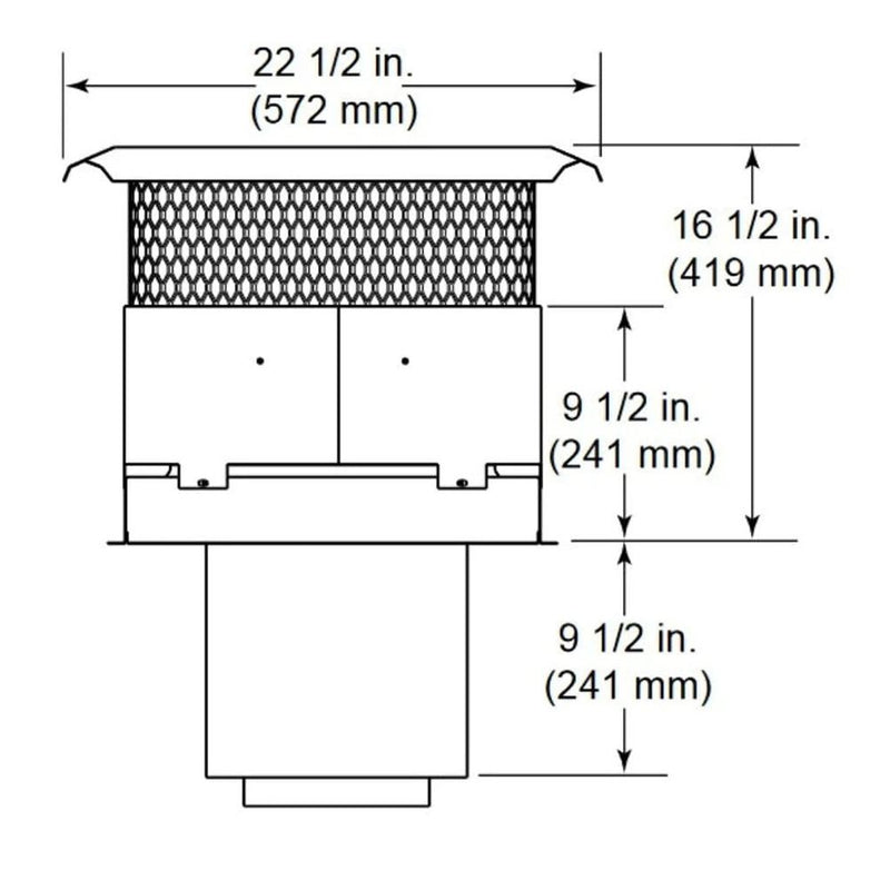 Load image into Gallery viewer, Majestic 8&quot; Terra Cotta Vertical Termination Cap
