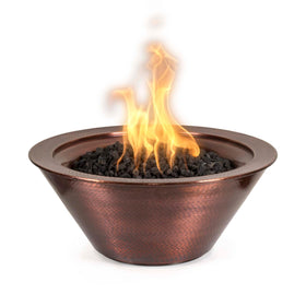 Round Cazo - Hammered Copper | Fire Bowls