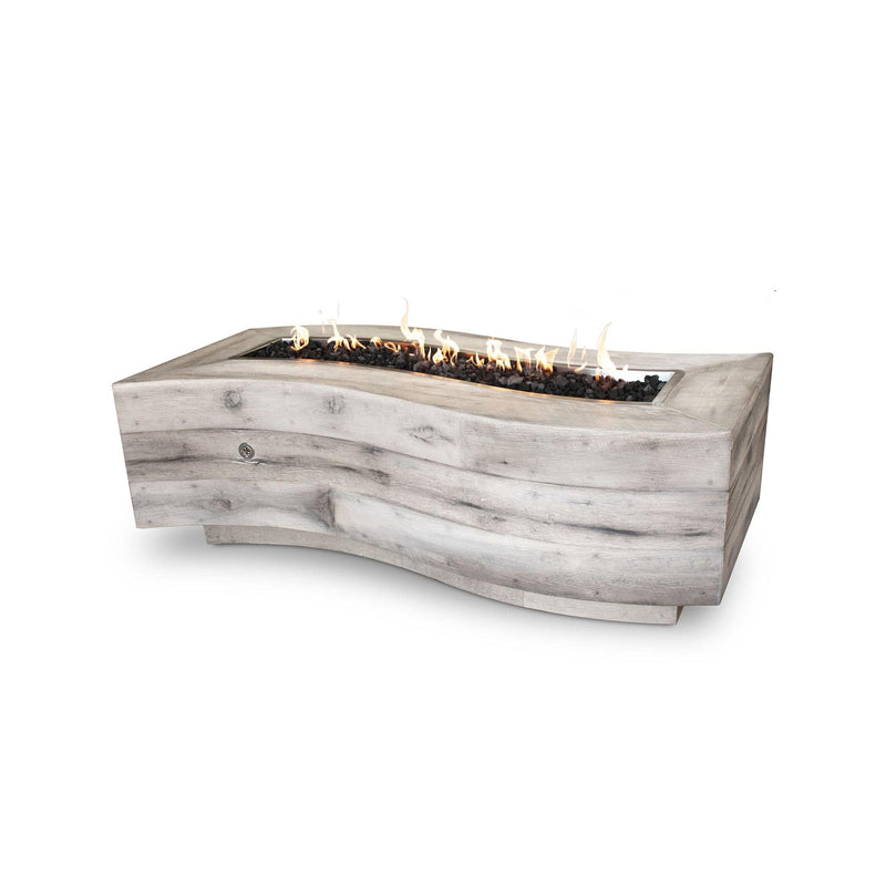 Load image into Gallery viewer, 60&quot; Rectangular Big Sur - Wood Grain GFRC Concrete | Fire Pits
