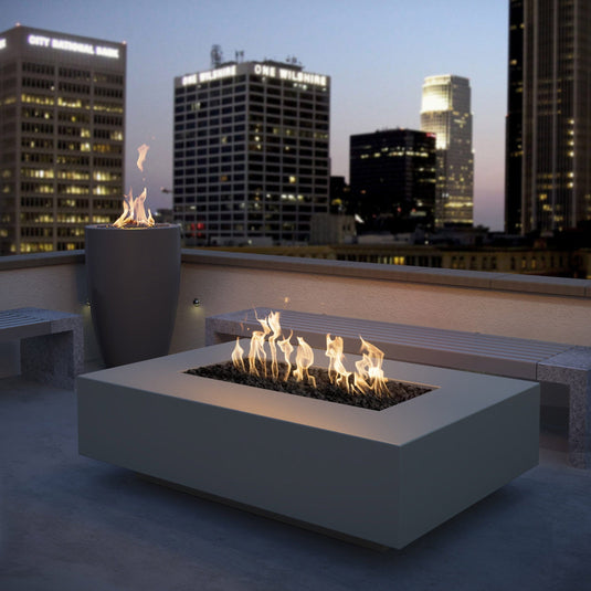 Rectangular Cabo - Hammered Copper | Fire Pits