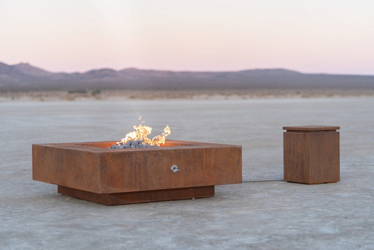 Square Cabo - Hammered Copper | Fire Pits