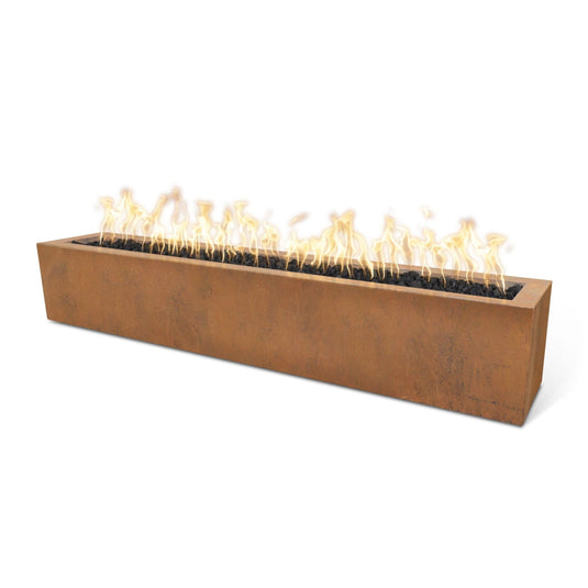 Rectangular Eaves - Corten Steel | Fire Pits