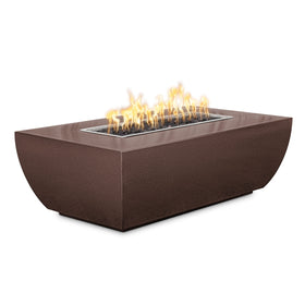 Rectangular Avalon - 24” Tall - Hammered Copper | Fire Pits