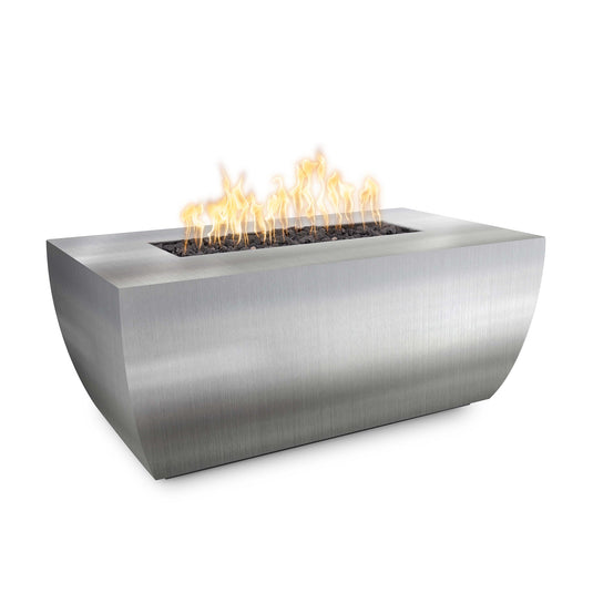 Rectangular Avalon - 24” Tall - Stainless Steel | Fire Pits