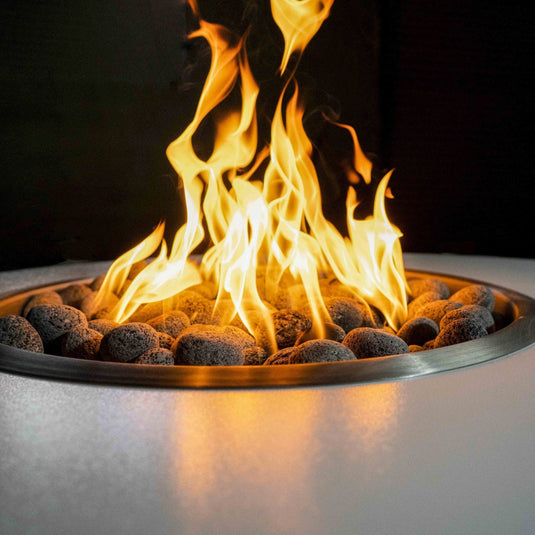 Round Isla - Hammered Copper | Fire Pits