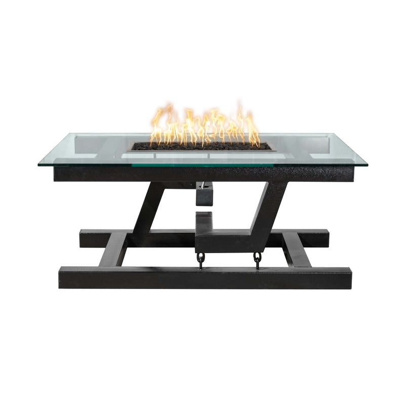 Load image into Gallery viewer, Rectangular Newton with Floating Appearance - Powder Coated Metal | Fire Table
