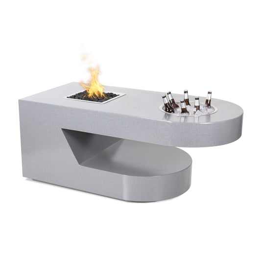 60" Rectangular Dana - Stainless Steel | Fire Tables