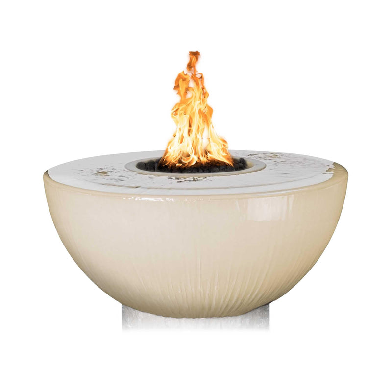 Load image into Gallery viewer, 38&quot; Round Sedona GFRC - 360° Spill | Fire &amp; Water Bowl
