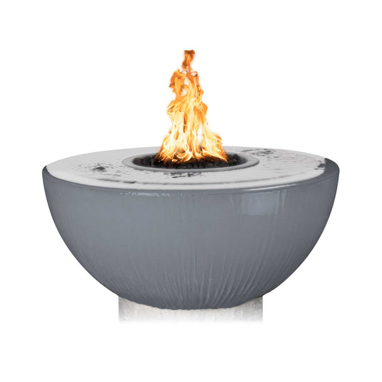 38" Round Sedona GFRC - 360° Spill | Fire & Water Bowl