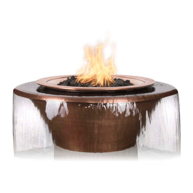 Round Cazo Copper 360° | Fire & Water Bowl