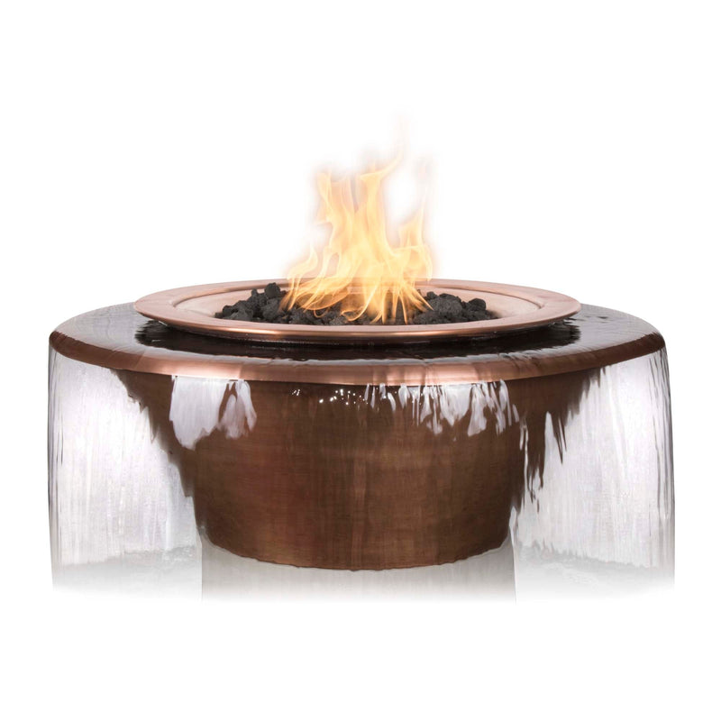 Load image into Gallery viewer, Round Cazo Copper 360° | Fire &amp; Water Bowl
