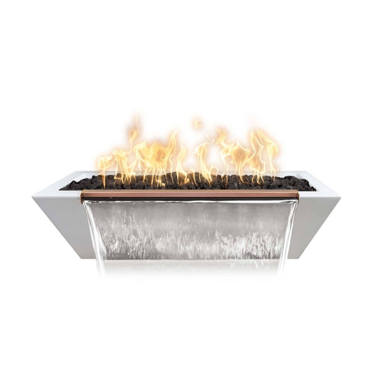 Rectangular Linear Maya - Stainless Steel | Fire & Water Bowl