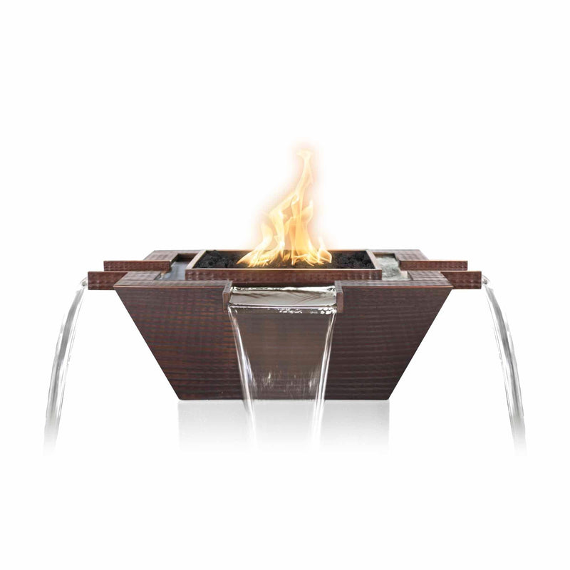 Load image into Gallery viewer, Square Maya Stainless Steel - 4-Way Spill | Fire &amp; Water Bowl
