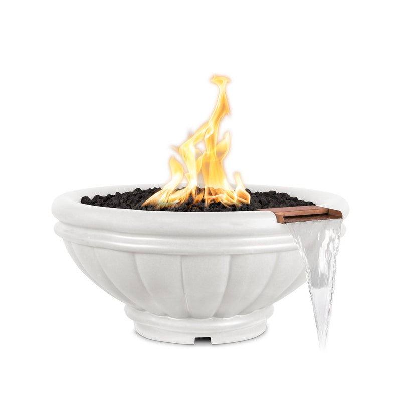 Load image into Gallery viewer, 36&quot; Round Roma - GFRC Concrete - Liquid Propane | Fire &amp; Water Bowl
