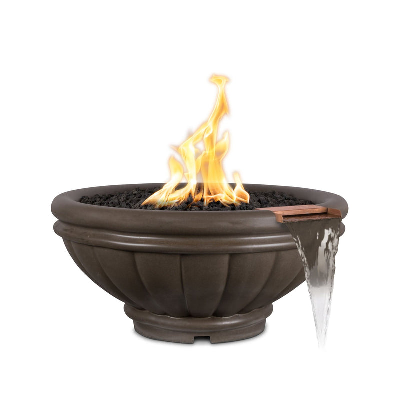 Load image into Gallery viewer, 36&quot; Round Roma - GFRC Concrete - Natural Gas | Fire &amp; Water Bowl
