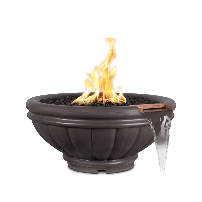 Load image into Gallery viewer, 36&quot; Round Roma - GFRC Concrete - Natural Gas | Fire &amp; Water Bowl
