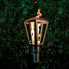 Lantern Original TOP Torch & Post Complete | Fire Torch
