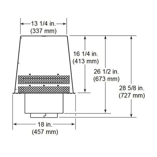 Majestic Trapezoid Termination Cap