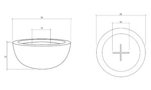 Load image into Gallery viewer, Prism Hardscapes Moderno 2 | Fire Bowl
