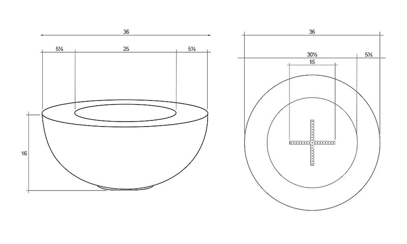 Load image into Gallery viewer, Prism Hardscapes Moderno 5 | Fire Bowl
